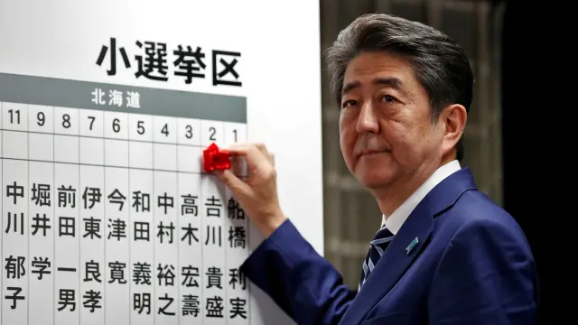 El conservador primer ministro nipón, Shinzo Abe