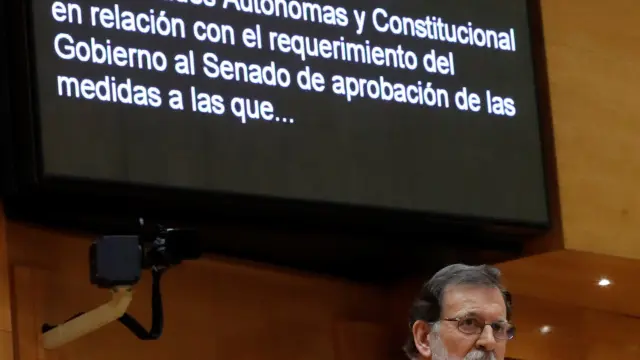 Rajoy, en el Senado
