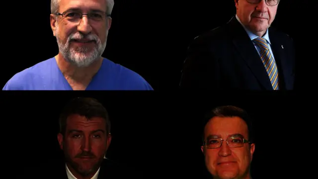Los cuatro médicos de Zaragoza que aparecen en el ranquin.