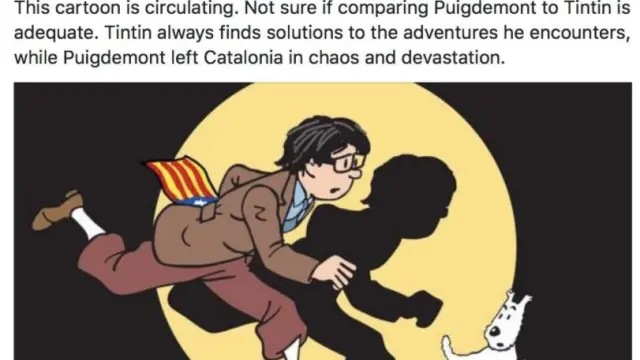 El jefe de la oposición belga: "Tintín busca soluciones, Puigdemont deja caos"