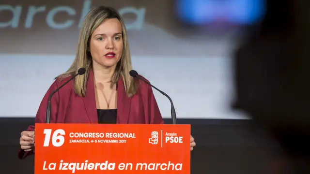 Pilar Alegría ha presentado este viernes el programa del 16 Congreso Regional del PSOE-Aragón