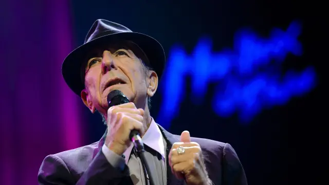 El artista canadiense Leonard Cohen.