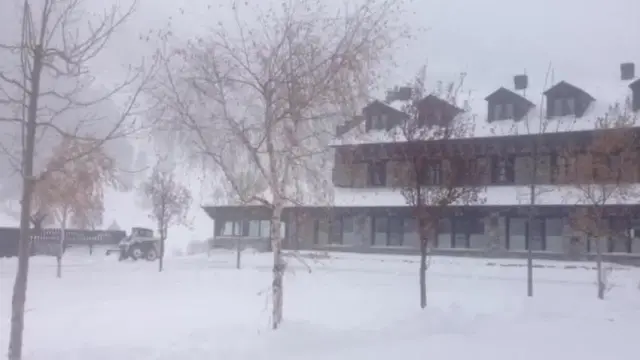 Nueva nevada en Llanos del Hospital