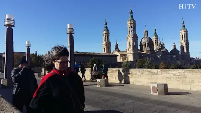 El viento en Zaragoza