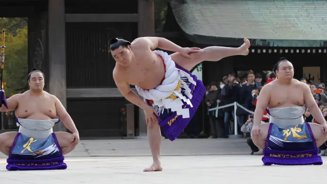 El luchador de sumo mongol Harumafuji