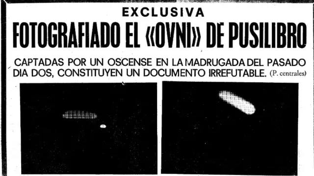Así lo contó el rotativo oscense 'Nueva España', hoy 'Diario de Altoaragón'.