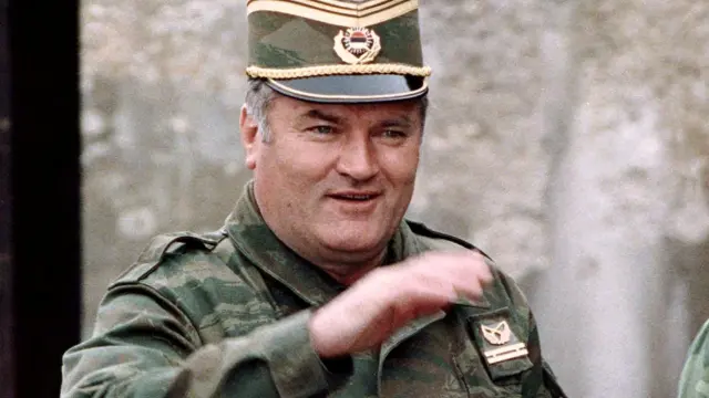 El general Ratko Mladic en una foto de archivo.