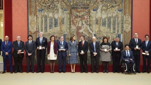 La reina Letizia entrega el Premio de Accesibilidad a Sabiñánigo y otros 4 municipios