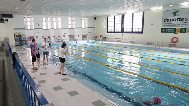 La piscina climatizada de Teruel tras su reciente reforma.