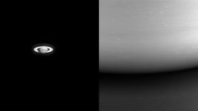 La NASA difunde dos nuevas imágenes de Cassini de su viaje a Saturno