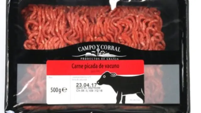 Carne picada Campo y Corral de ALdi