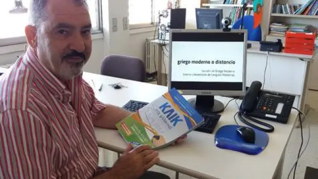 Manuel Giatsidis, coordinador de la Sección de Griego del Centro Universitario de Lenguas Modernas de la UZ