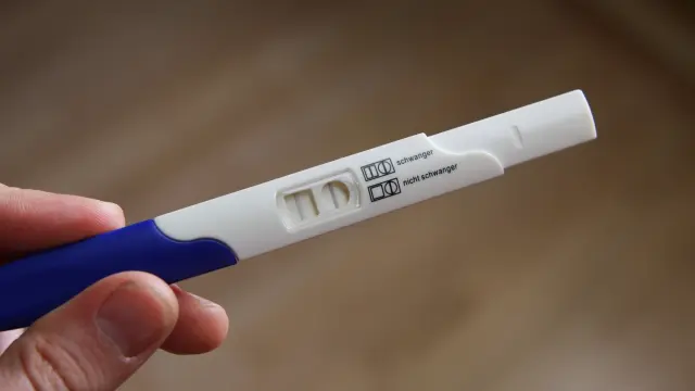 Un test de embarazo.