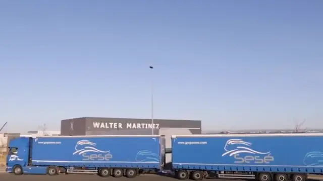 Un camión de más de 31 metros de largo circula por primera vez entre Zaragoza y Madrid