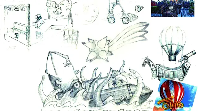 Bichos del espacio y monstruos submarinos. Si en el 2017 la cabalgata se inspiró en los planetas del sistema solar, en esta ocasión los Reyes llegarán acompañados de los personajes (Miguel Strogoff, el Capitán Nemo, Phileas Fogg) y las criaturas de Julio Verne.