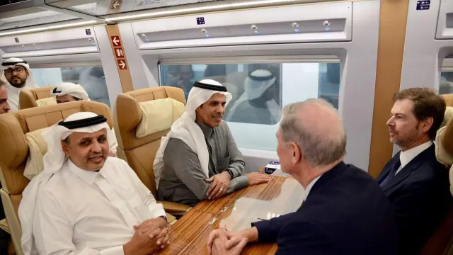 El tren de alta velocidad Medina-La Meca realiza su primer viaje oficial