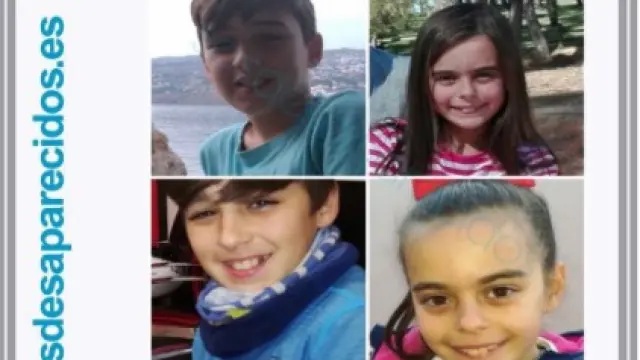 Las fotos de los niños desaparecidos, en un tuit del ministro Zoido