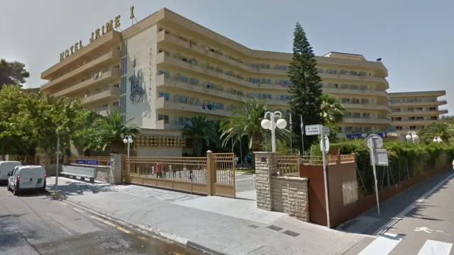 La vecina de Pinseque que resultó intoxicada estuvo alojada en el Hotel Jaime I de Salou a finales de septiembre de 2016.
