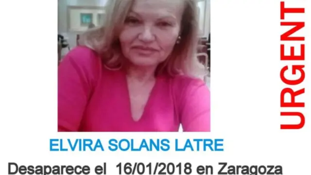 La mujer desaparecida, Elvira, de 64 años y 1,65 de estatura.