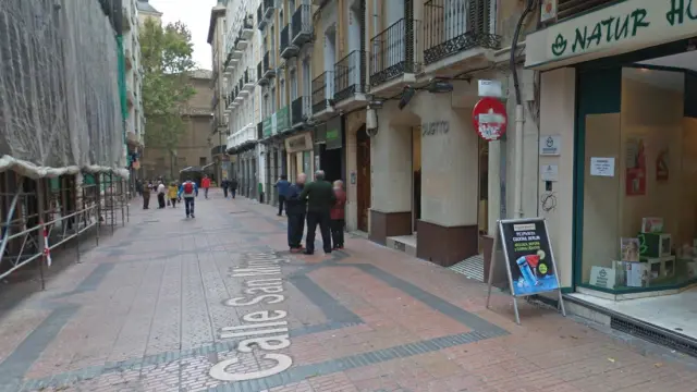 La zona peatonal de la Calle San Miguel