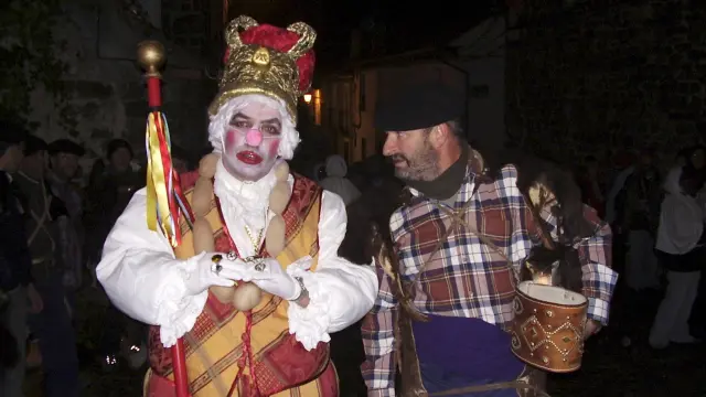 El personaje de Sent Paçard en Ansó, protagonista de la tradición del carnaval del Bearn.
