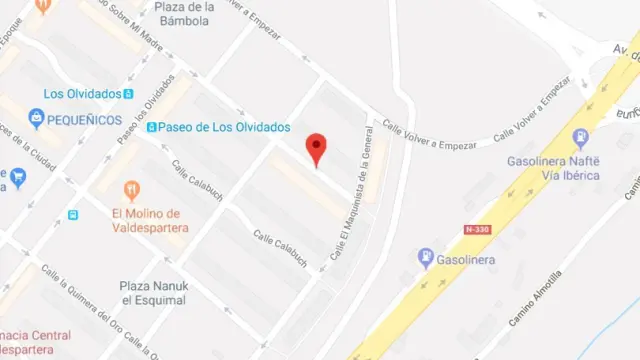Uno de los accidentes ha tenido lugar en Valdespartera, en la intersección entre las calles Todo sobre mi madre y Maquinista de la general.