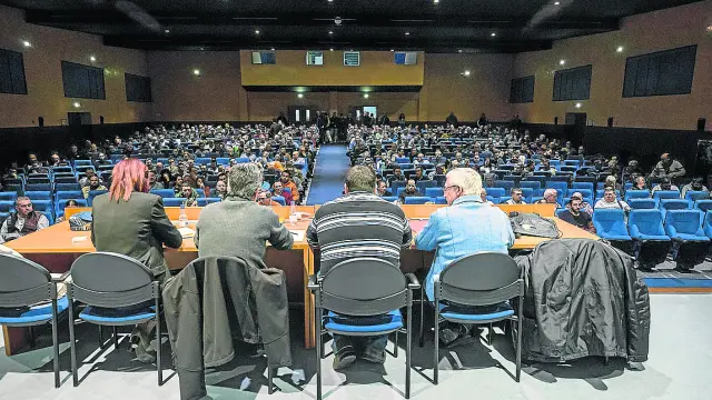 Asamblea de UGT celebrada el pasado 20 de enero en la Ciudad Escolar Pignatelli.