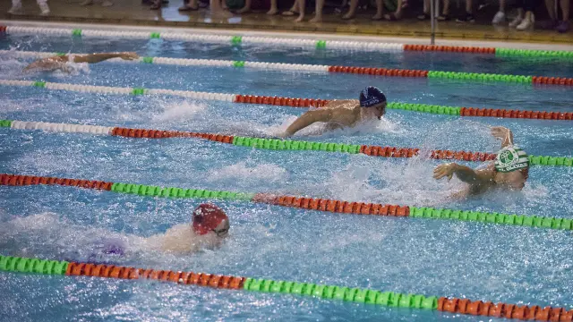 Imagen de archivo de un campeonato de Aragón de natación.