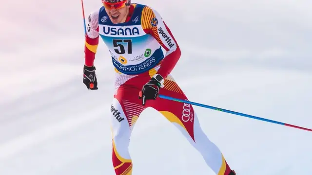 ESQUÍ NÓRDICO Martí Vigo. El esquiador de fondo ribargozano (20 años) representará a Aragón en Pieonchang en la que constituirá su primera participación en unos Juegos Olímpicos.