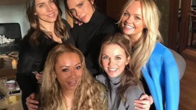 La imagen del reencuentor de las Spice Girls que ha desatado la polémica