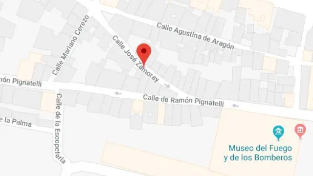 La vivienda se encuentra en la calle José Zamoray, en el barrio del Gancho