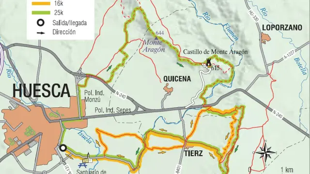 Croquis Trail Hoya de Huesca