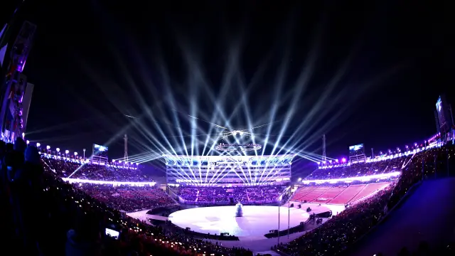 Imagen de la ceremonia inaugural de los Juegos de Invierno de PyeongChang.