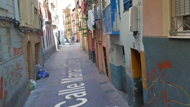 Calle Mariano Cerezo, en Zaragoza