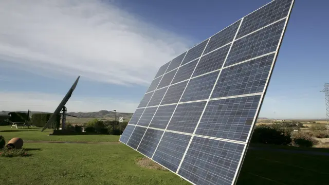 Imagen de un parque fotovoltaico.