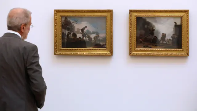 Los dos cuadros de Goya que permanecerán en el Museo de Bellas Artes de Valencia.