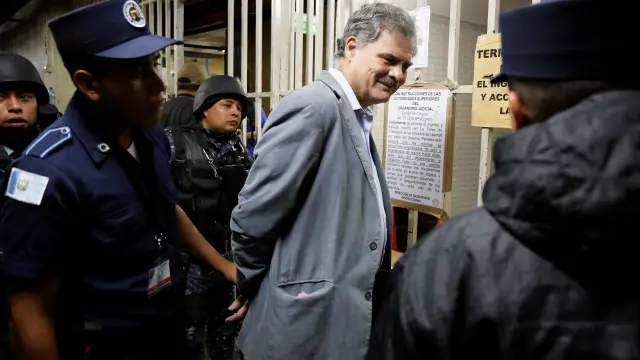 Juan Alberto Fuentes, detenido en Guatemala por corrupción.