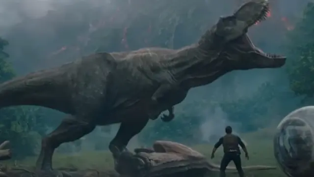 Fotograma del tráiler de 'Jurassic World: El reino caído'.