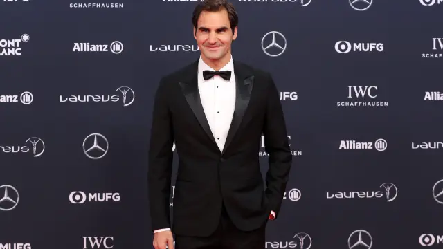 Roger Federer a su llegada a los premios Laureus Sports, celebrados en Mónaco.
