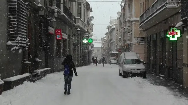 Nieve en Jaca