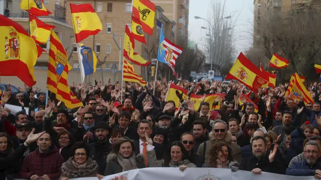 Manifestación por la equiparación salarial este martes en Huesca