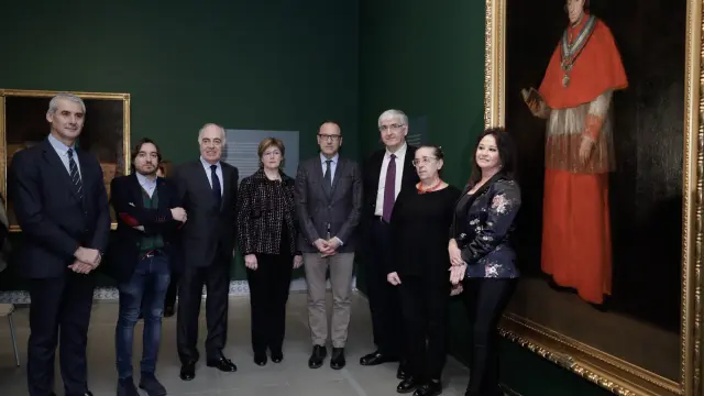 Presentación de la exposición  "Goya y la familia Borbón- Vallabriga", este jueves en el Museo Goya.