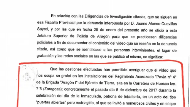 Diligencias sobre las amenazas a Puigdemont desde un tanque en Zaragoza