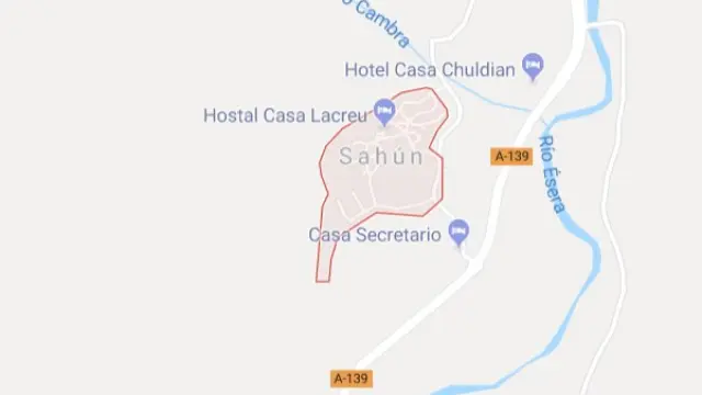 Localización de Sahún