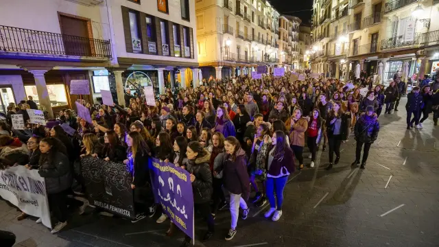 La manifestación de Teruel.