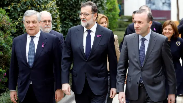 Rajoy en un acto del PP en Valencia.