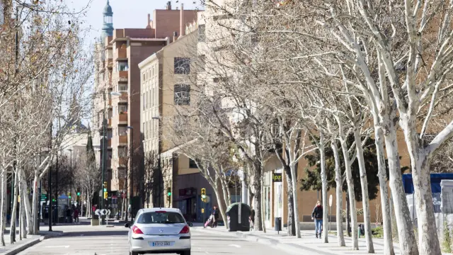 Avenida de Cataluña.