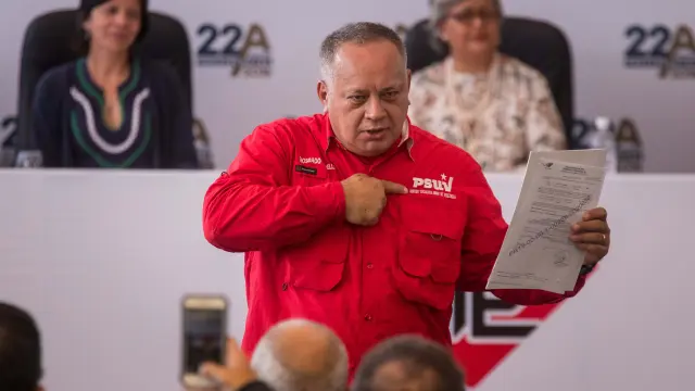 Diosdado Cabello, primer vicepresidente del Partido Socialista Unido de Venezuela.