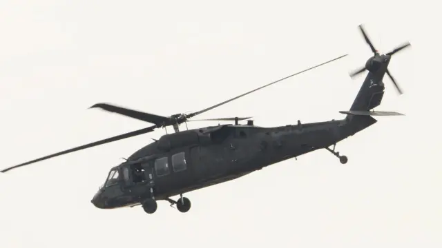 Un helicóptero estadounidense UH-60, similar al estrellado este jueves en Iraq