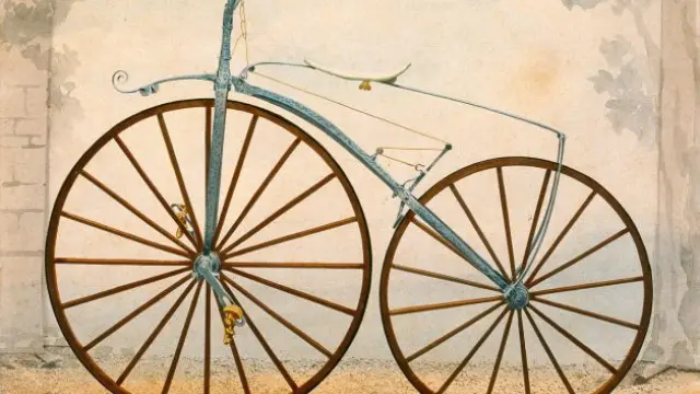 La bicicleta que inventó Pierre Michaux en 1860.